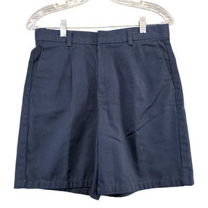 Dockers Stain Defender Women's Chino Shorts Blue Size 6 Slash Pockets